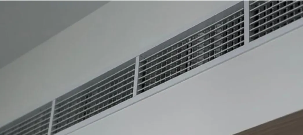 Installation of ventilation equipment